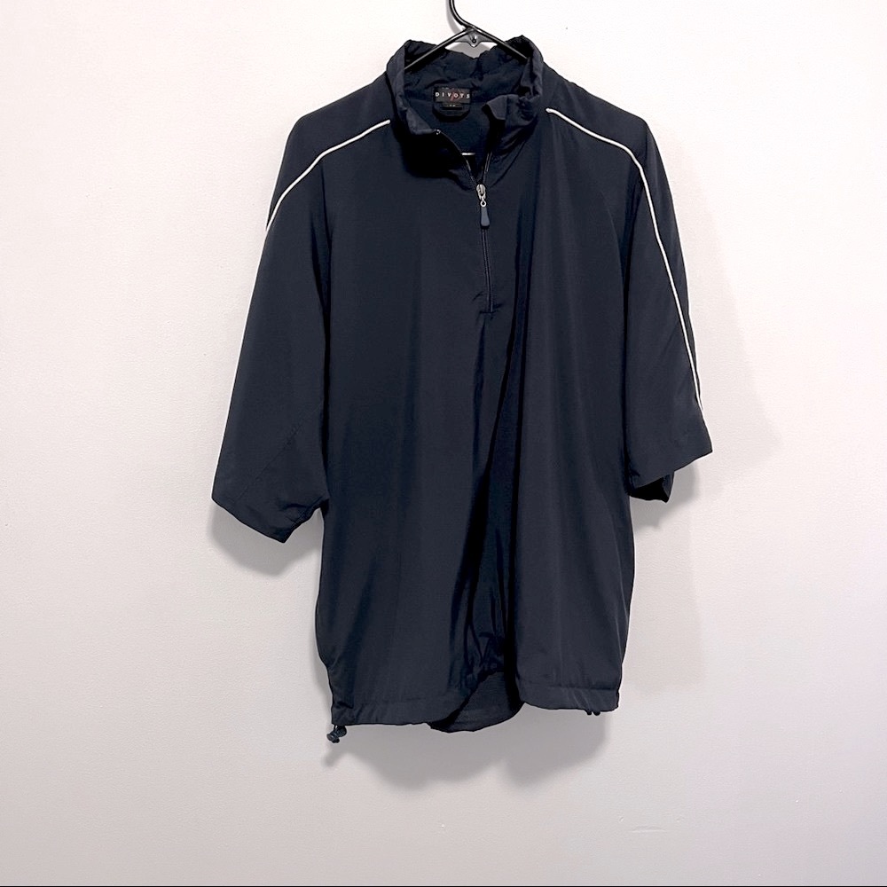 Divots Mens blue golf shirt sz XXL
